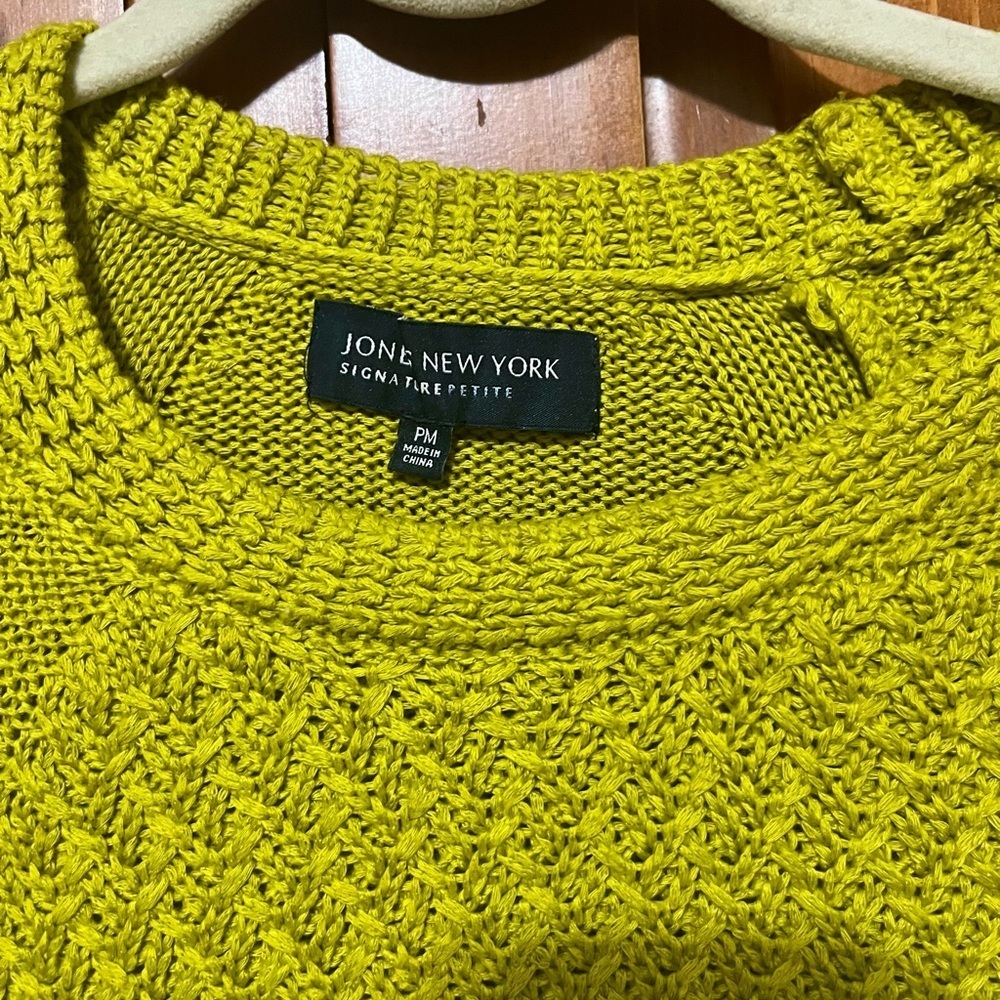 Petite- Jones New York Women's Vibrant Knit Sweater - PM - Picture 2 of 5